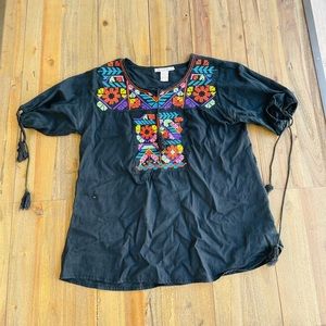 Embroidery top cotton m